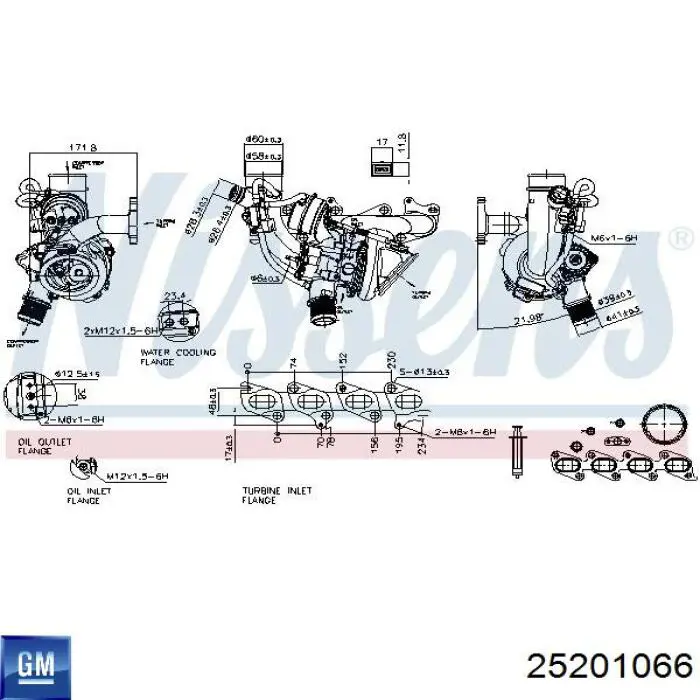 25201066 General Motors Turbina
