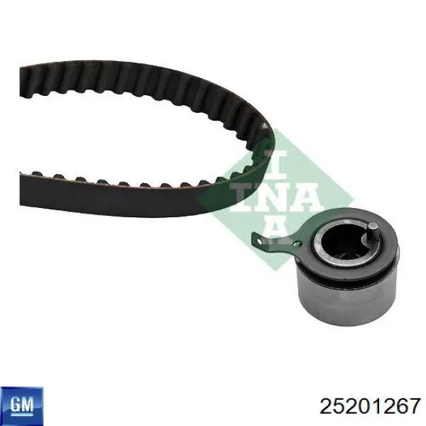 25201267 General Motors Rolo de reguladora de tensão da correia do mecanismo de distribuição de gás