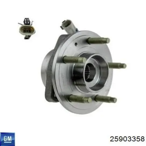 25903358 General Motors Cubo dianteiro