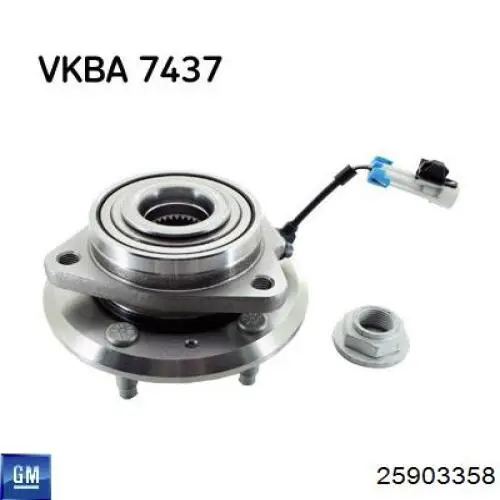 Compre 25903358 General Motors Cubo dianteiro