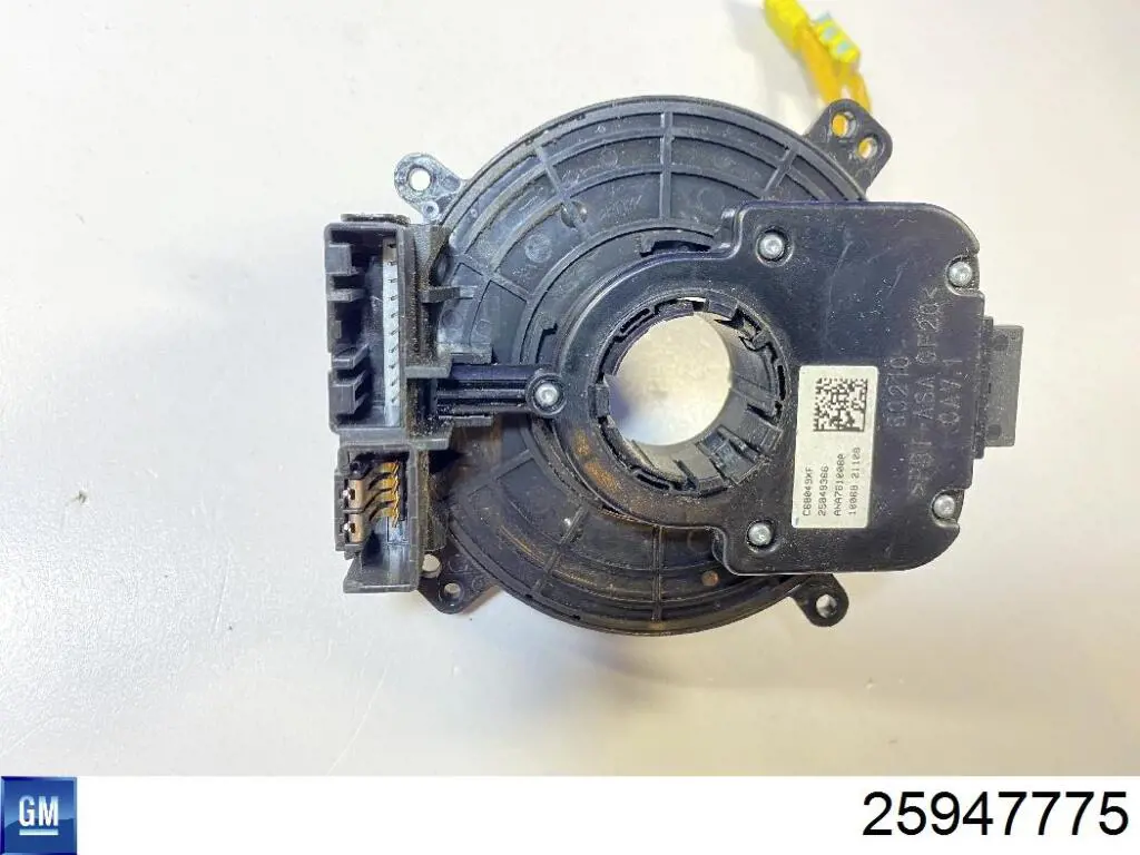 Anel AIRBAG de contato, cabo plano do volante 25947775 General Motors