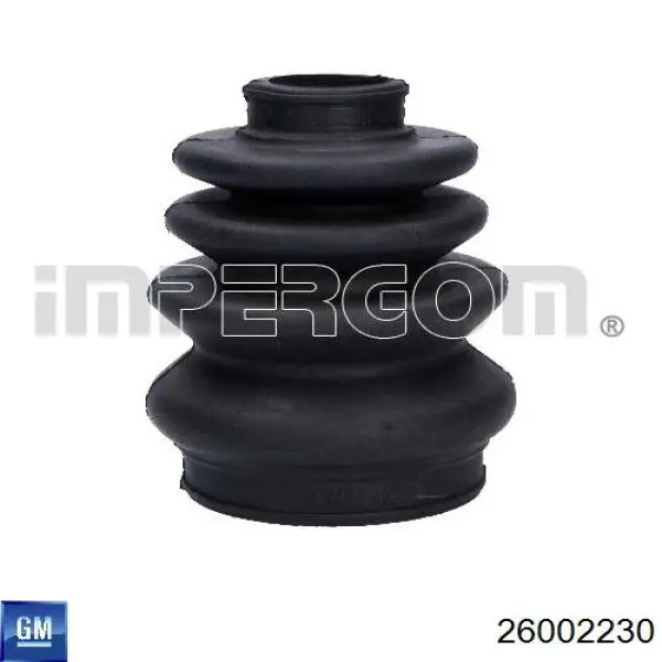 Bota de proteção interna de junta homocinética do semieixo dianteiro General Motors 26002230 preço, a partir de 9,52 USD