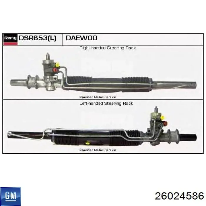 Compre 26024586 General Motors Cremalheira da direção