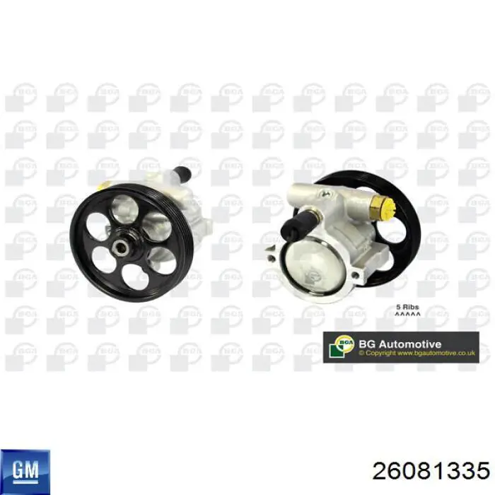 Bomba da Direção hidrâulica assistida General Motors 26081335 preço, a partir de 59,69 USD