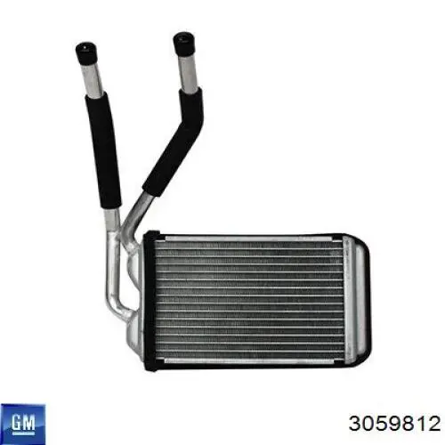 Radiador de forno (de aquecedor) General Motors 3059812 preço, a partir de 45,31 USD
