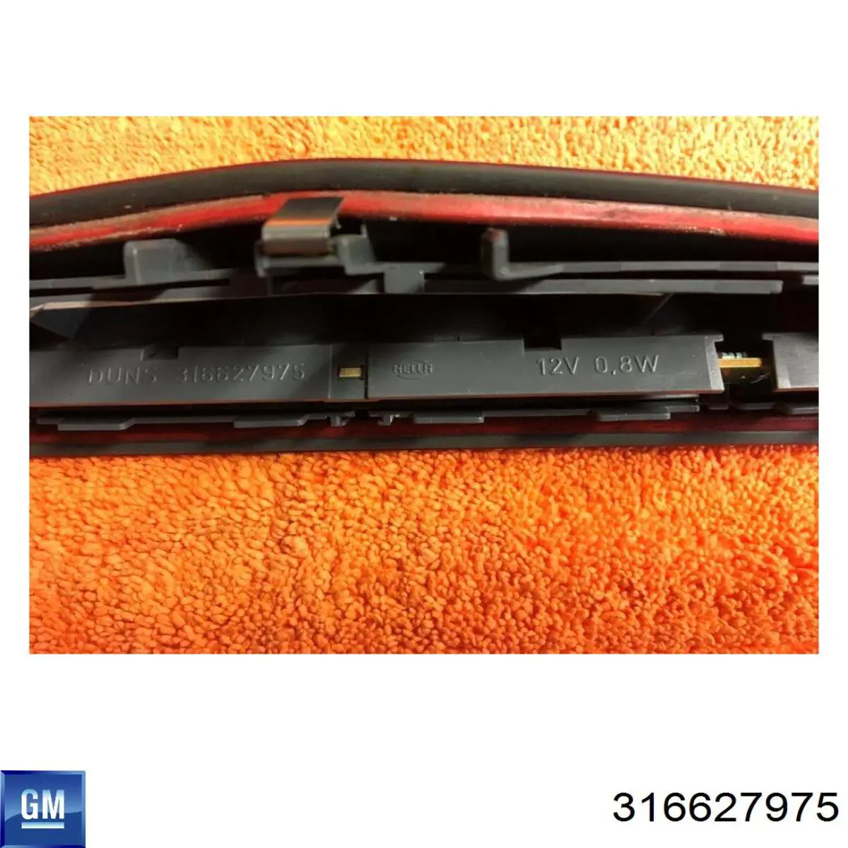 316627975 General Motors Sinal de parada traseiro adicional
