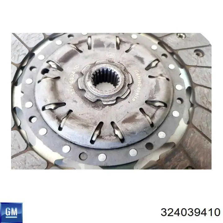 Kit de embraiagem (3 peças) Opel 324039410