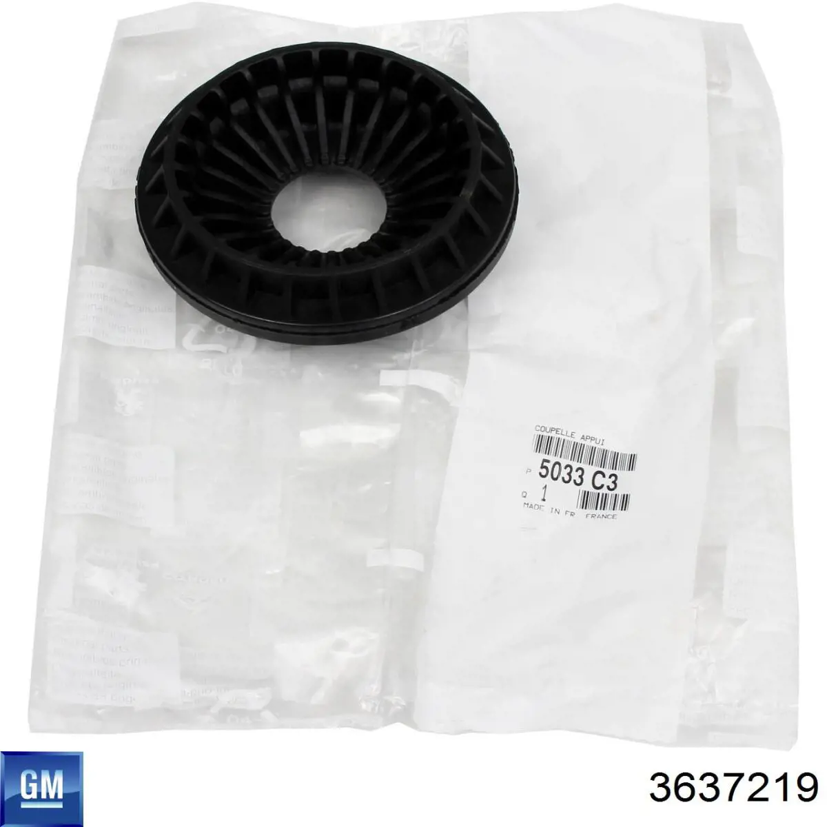 Espaçador (anel de borracha) da mola dianteira superior General Motors 3637219 preço, a partir de 8,26 USD