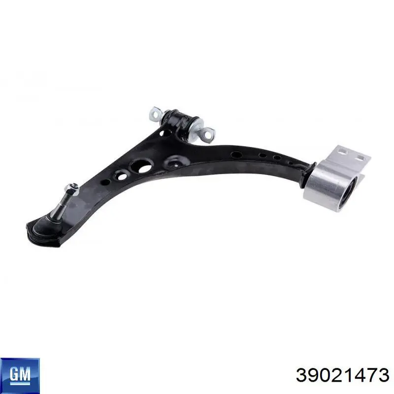 Compre 39021473 General Motors Braço oscilante inferior direito de suspensão dianteira