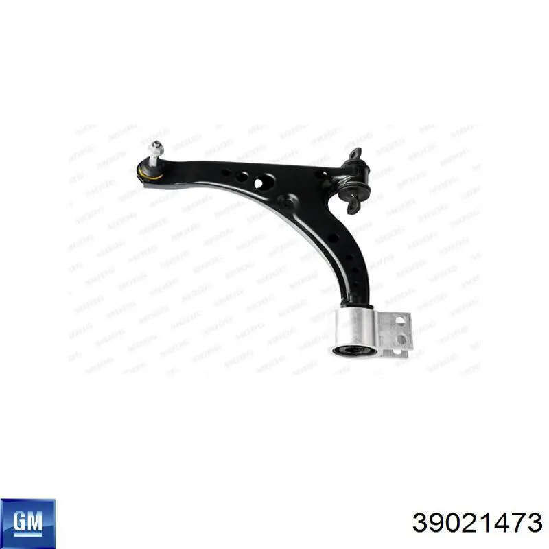 39021473 General Motors Braço oscilante inferior direito de suspensão dianteira