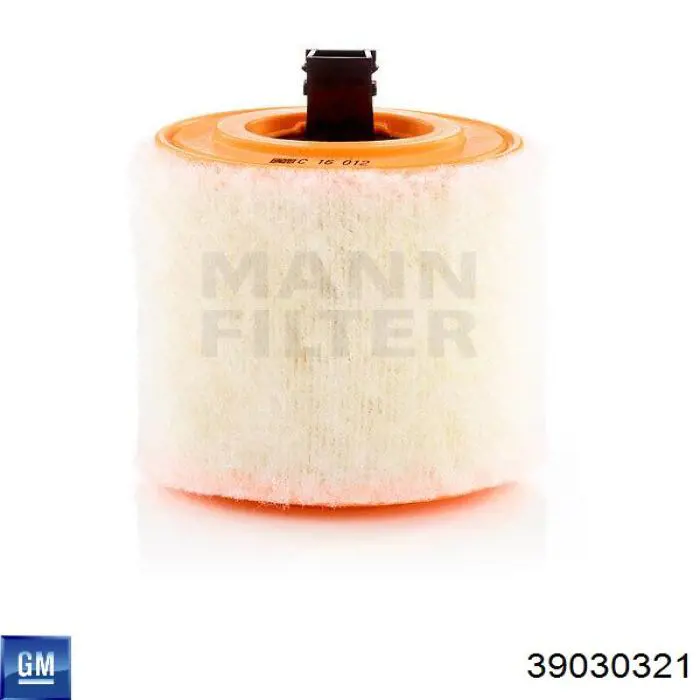 Filtro de ar 39030321 General Motors