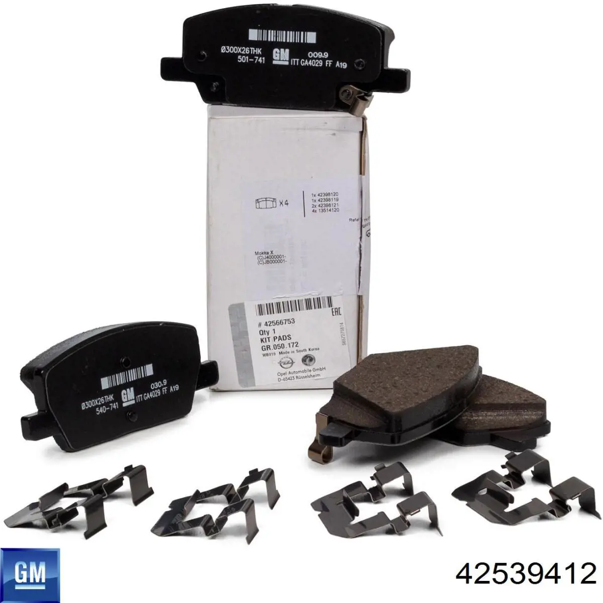 Compre 42676740 General Motors Sapatas do freio traseiras de disco