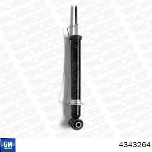 Compre 4343264 General Motors Amortecedor traseiro