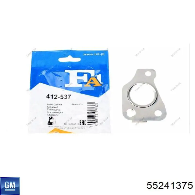 Vedante de turbina dos gases de escape, admissão General Motors 55212464 preço, a partir de 5,13 USD