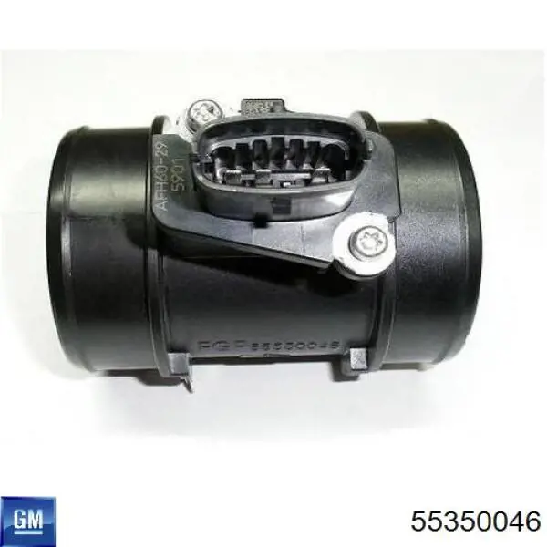 55350046 General Motors Sensor de fluxo (consumo) de ar, medidor de consumo M.A.F. - (Mass Airflow)