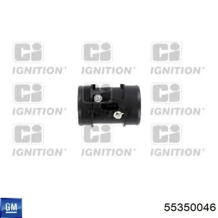 Sensor de fluxo (consumo) de ar, medidor de consumo M.A.F. - (Mass Airflow) General Motors 55350046 preço, a partir de 23,41 USD