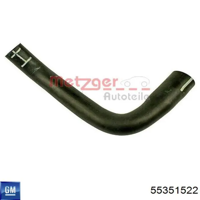 Cano derivado de ventilação de cárter (de separador de óleo) 55351522 General Motors