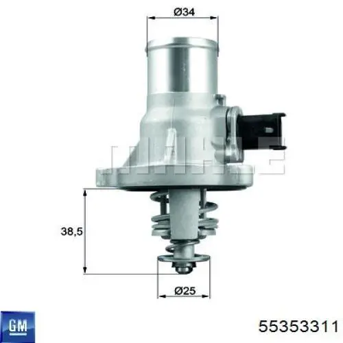 Compre 55353311 General Motors Caixa do termostato