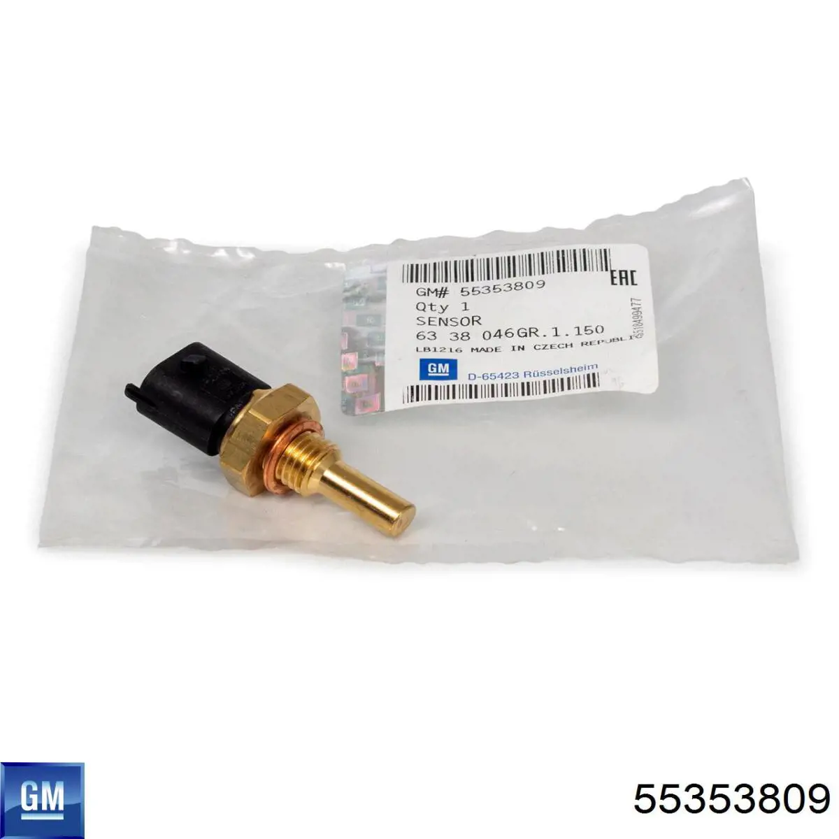 Compre 55353809 General Motors Sensor de temperatura do fluido de esfriamento