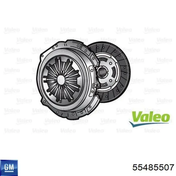 Kit de embraiagem (3 peças) General Motors 55485507 preço, a partir de 288,70 USD