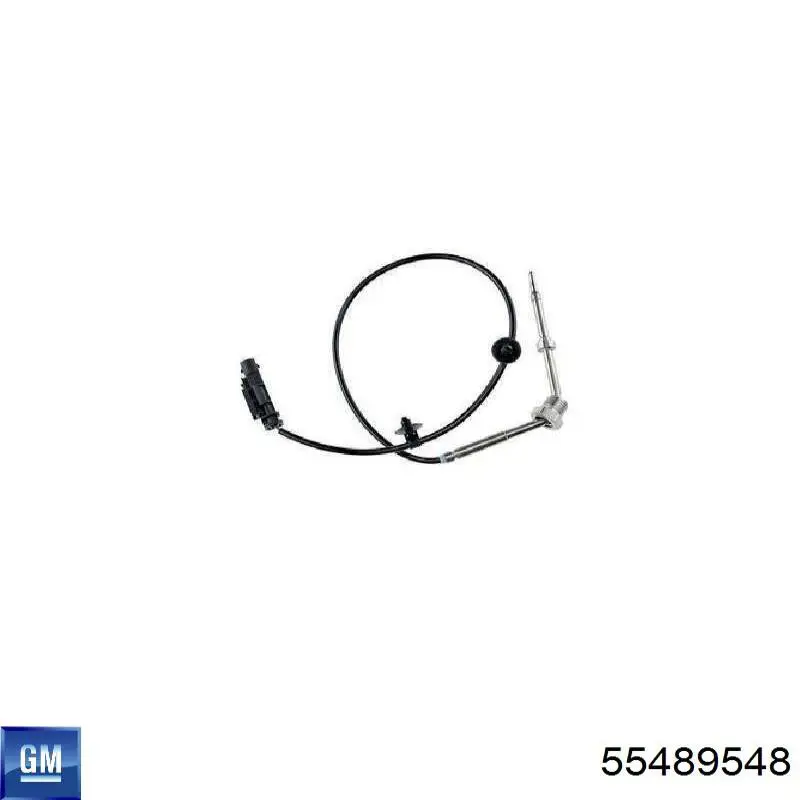 55497866 General Motors Sensor de temperatura dos gases de escape (GE), até o catalisador