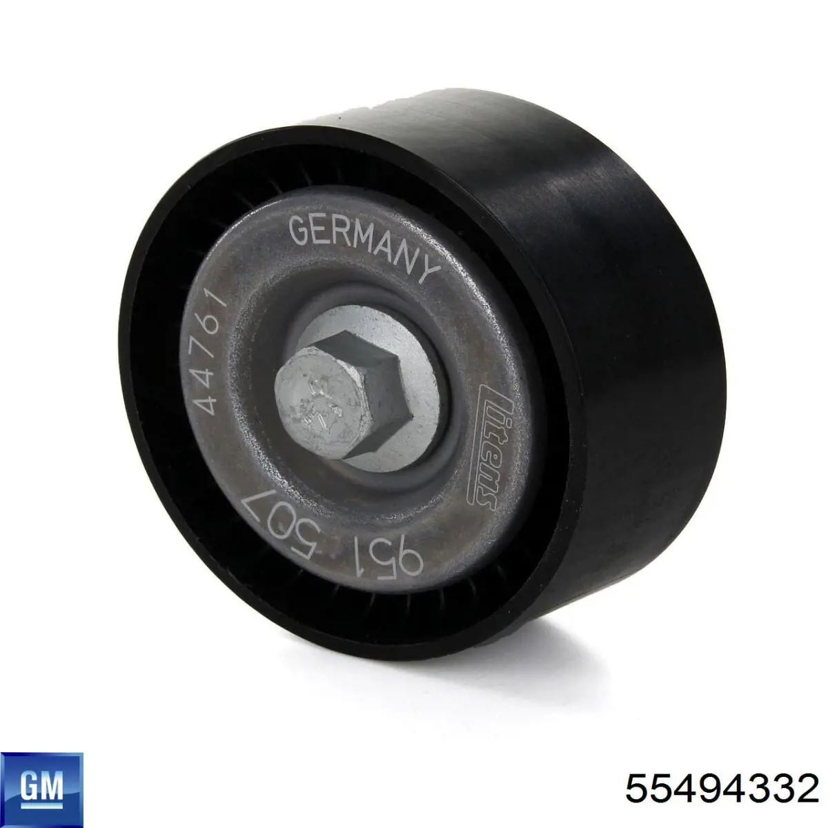 55494332 General Motors Rolo parasita da correia de transmissão