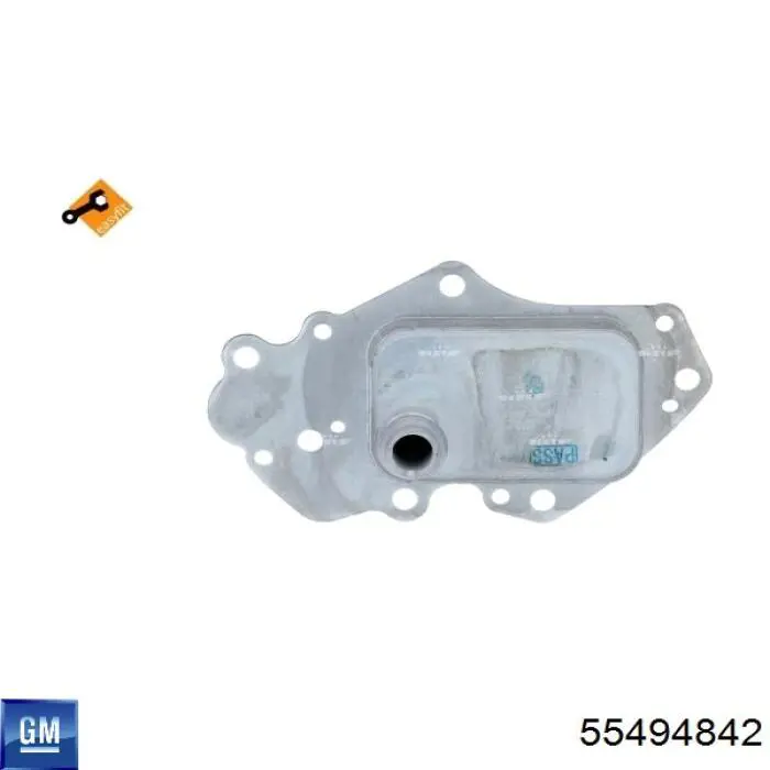 Radiador de óleo 55494842 General Motors