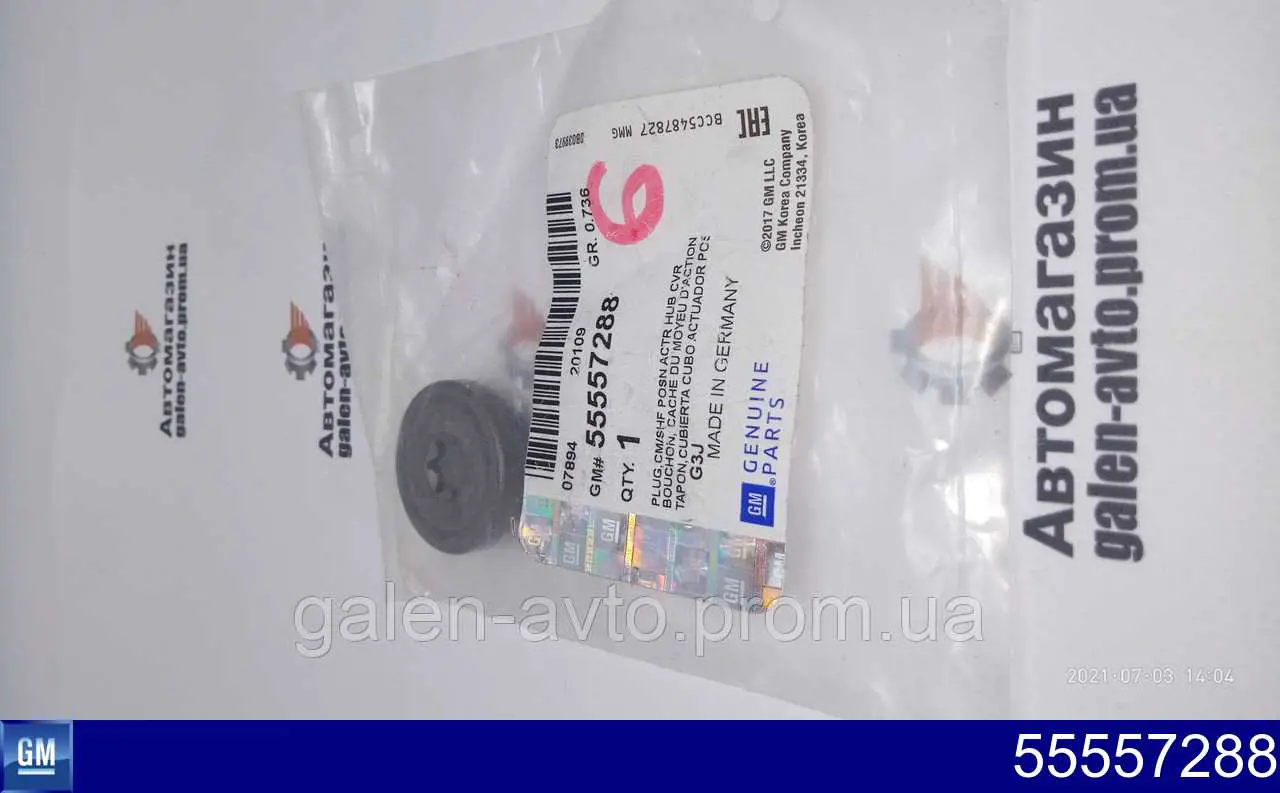 55557288 General Motors Tampão CBC/do bloco de cilindros