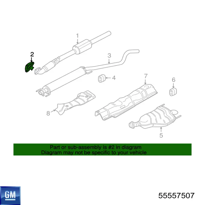 Vedante de tubo de admissão do silenciador General Motors 55557507 preço, a partir de 8,35 USD