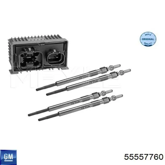 Relê das velas de incandescência General Motors 55557760