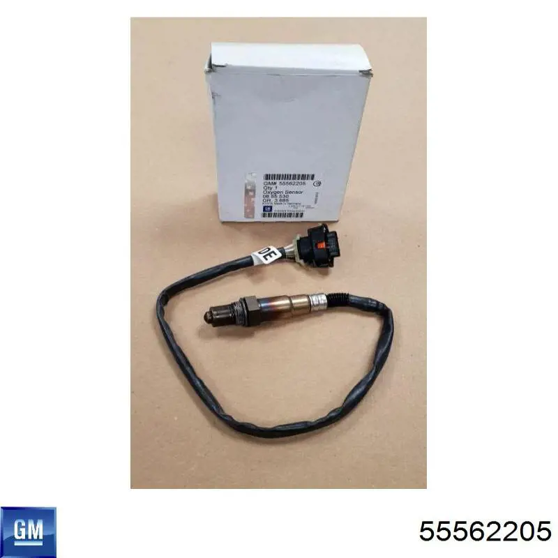 55562205 General Motors Sonda lambda, sensor direito de oxigênio depois de catalisador