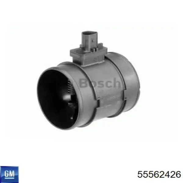 55562426 General Motors Sensor de fluxo (consumo) de ar, medidor de consumo M.A.F. - (Mass Airflow)