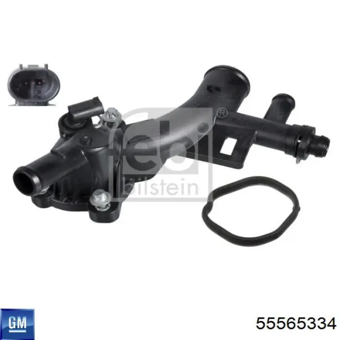 55565334 General Motors Flange do sistema de esfriamento (união em T)