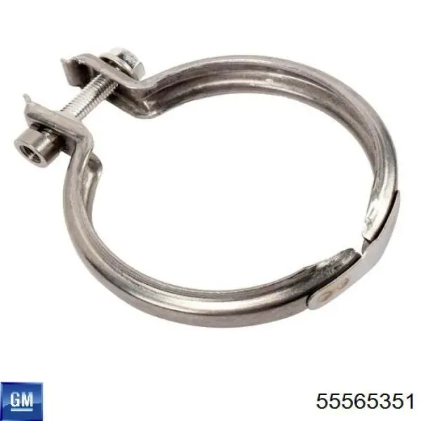 55565351 General Motors Braçadeira de silenciador dianteira