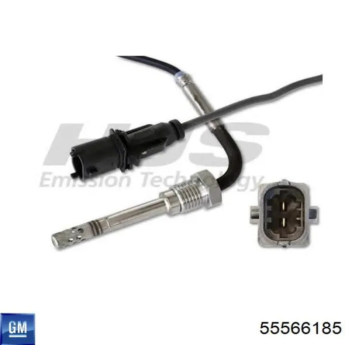 55566185 General Motors Sensor de temperatura dos gases de escape (GE), no catalisador