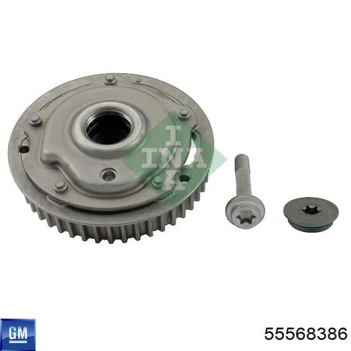 Engrenagem de cadeia de roda dentada da árvore distribuidora de admissão de motor General Motors 55568386 preço, a partir de 128,84 USD