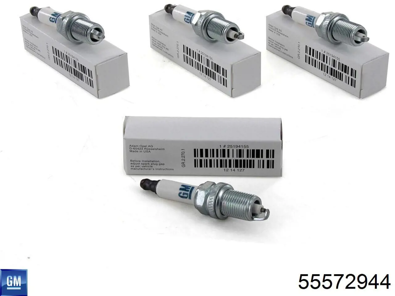 Vela de ignição 25194155 Opel