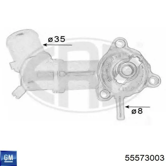 55573003 General Motors Caixa do termostato