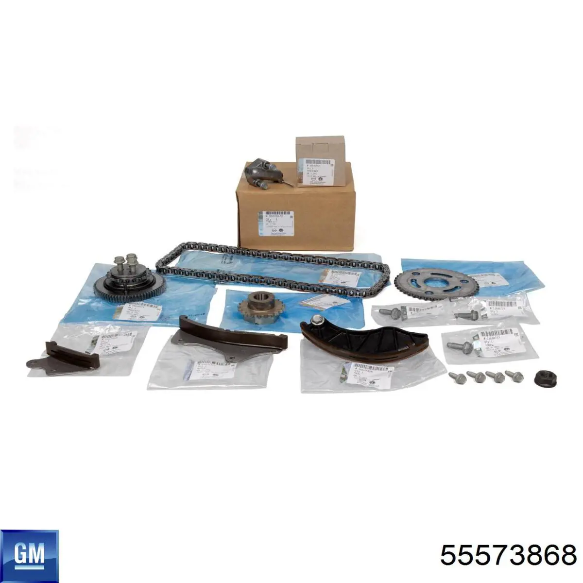 Compre 55573868 General Motors Amortecedor de cadeia do mecanismo de distribuição de gás, inferior