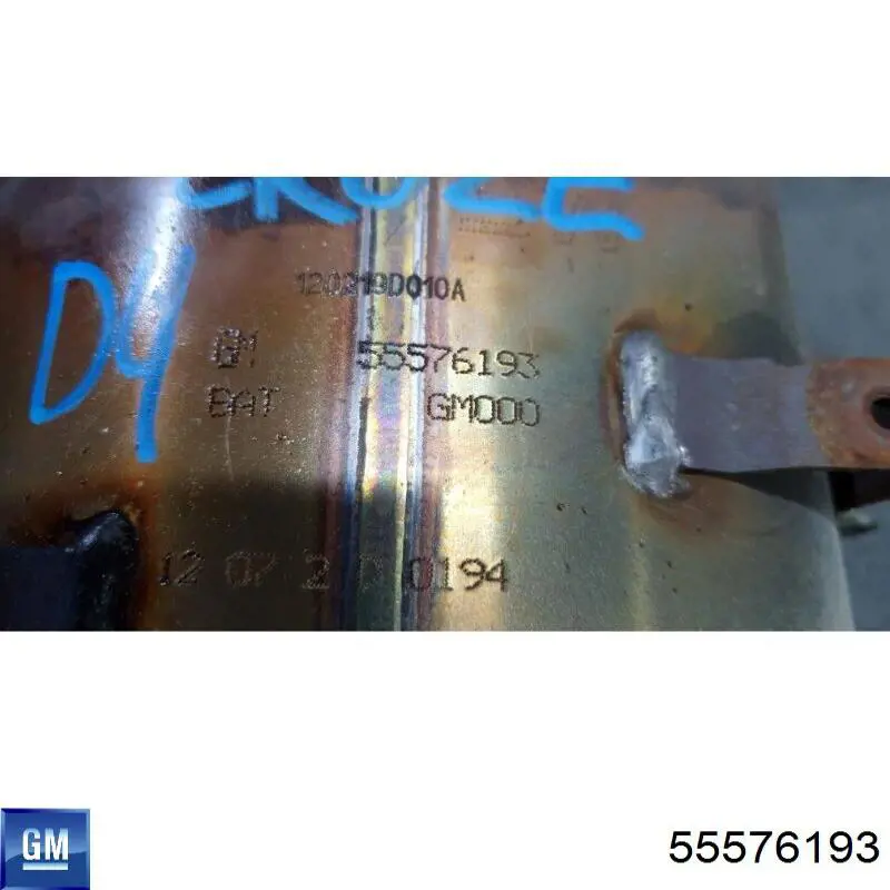 Convertidor - catalisador 55573033 Opel