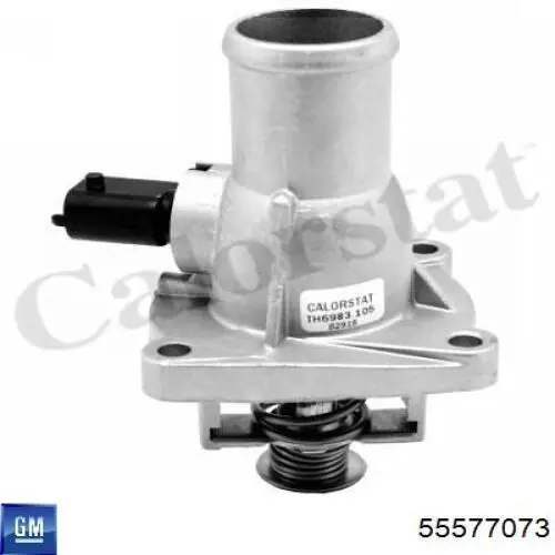 Caixa do termostato General Motors 55577073