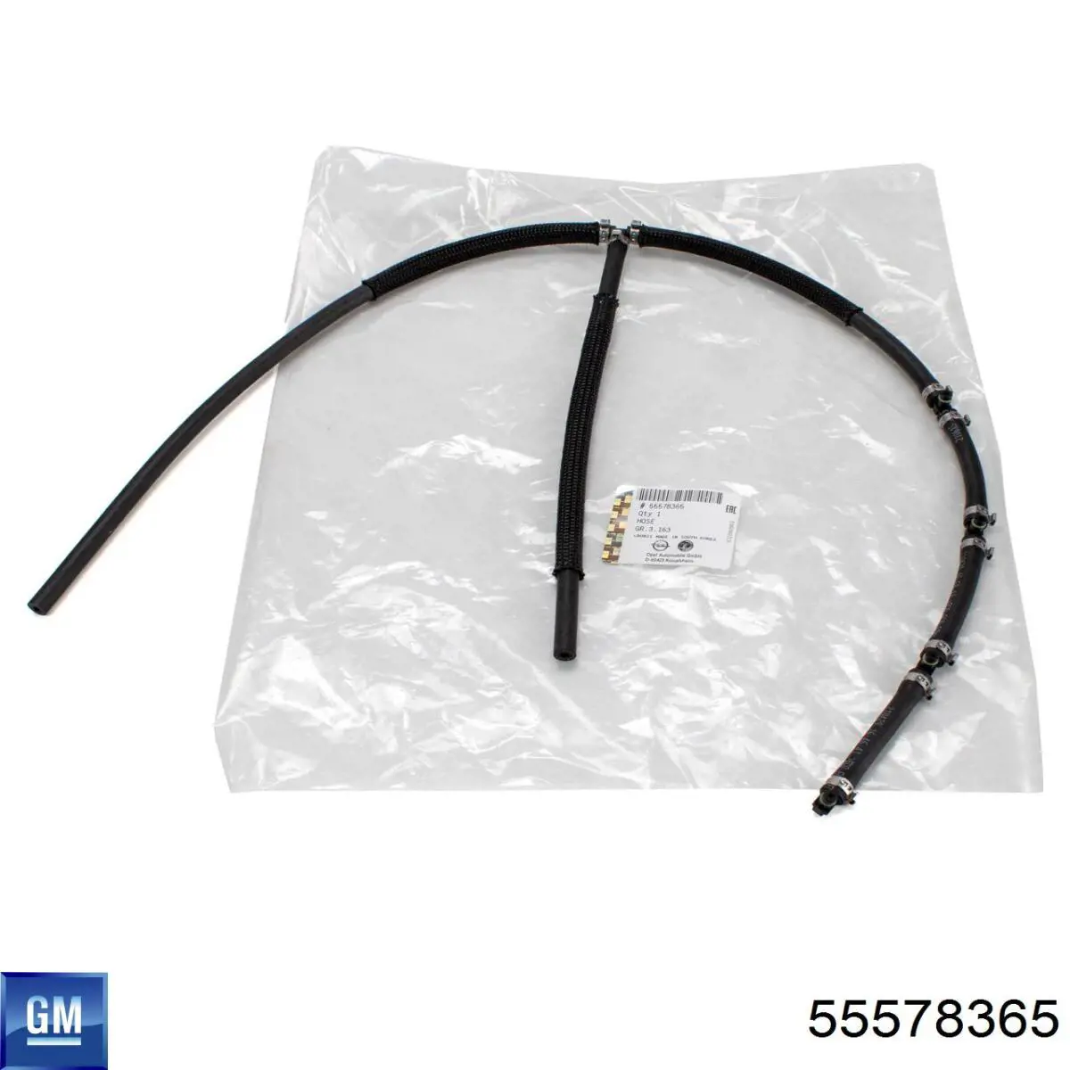 0824022 Opel Tubo de combustível, inverso desde os injetores