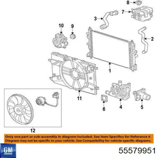 Caixa do termostato General Motors 55579951 preço, a partir de 70,94 USD