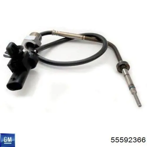 55592366 General Motors Sensor de temperatura dos gases de escape (GE), no catalisador