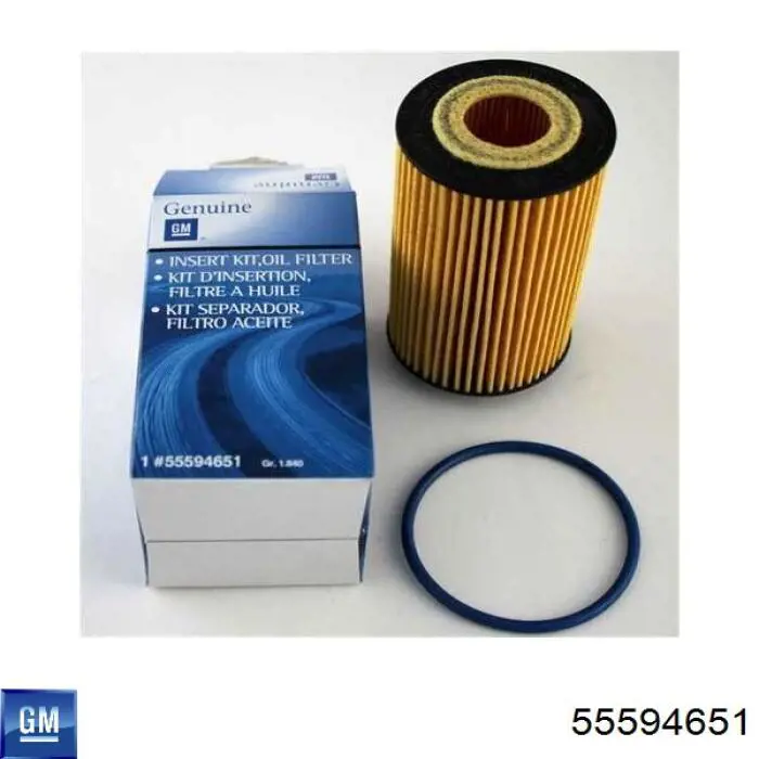 Filtro de óleo General Motors 55594651 preço, a partir de 6,57 USD