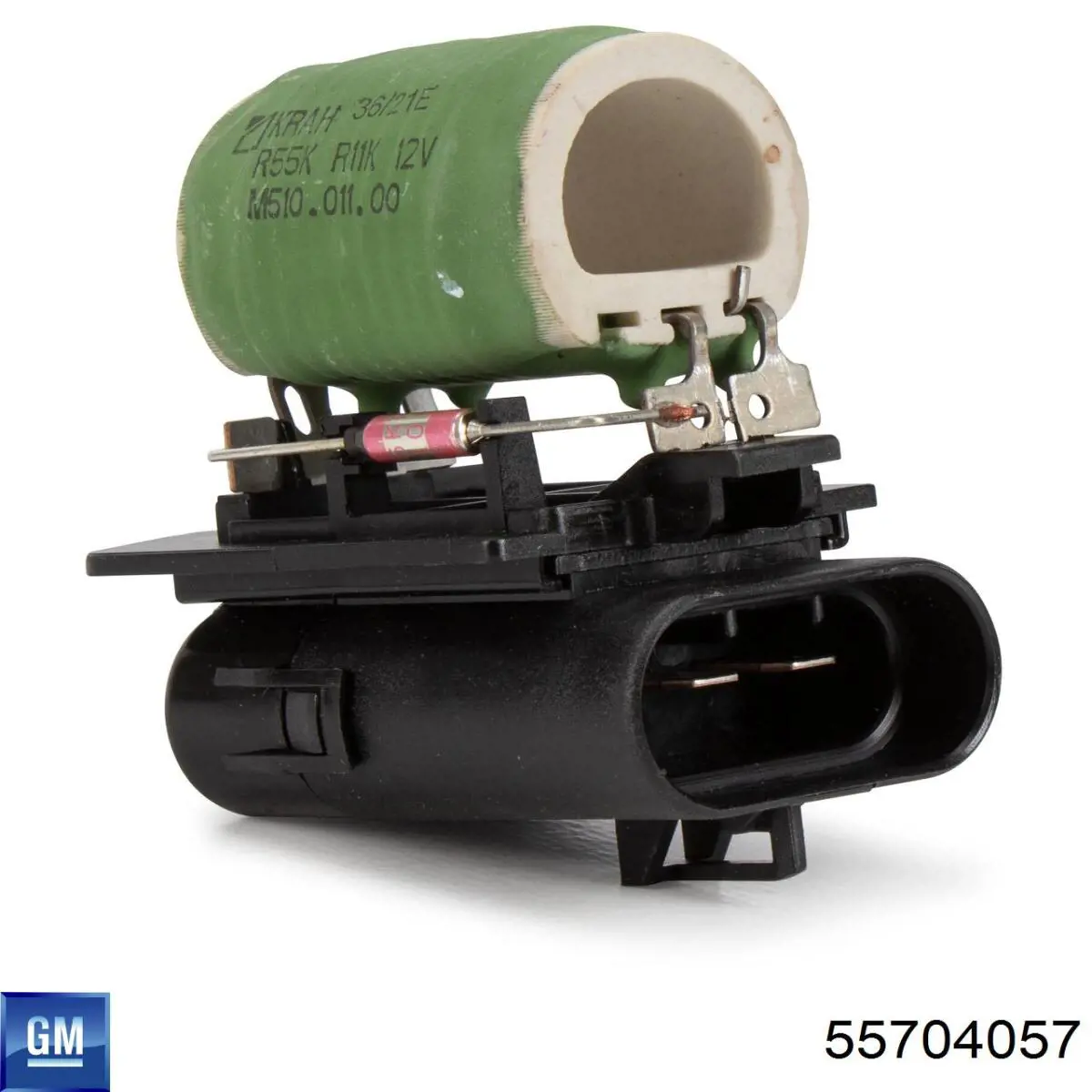 Resistor de motorzinho de ventilador de aparelho de ar condicionado 55704057 General Motors
