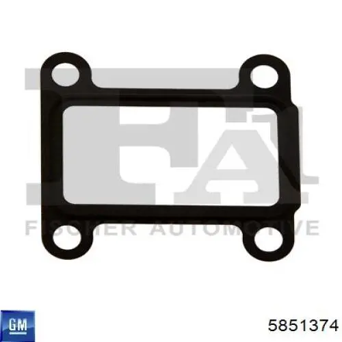 Vedante de válvula EGR de recirculação Opel 5851374 preço, a partir de 5,69 USD