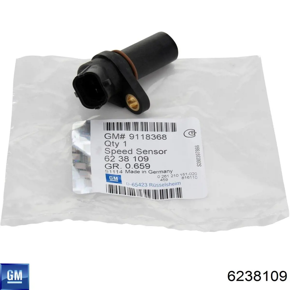 Sensor de posição (de revoluções) de cambota 6238109 General Motors