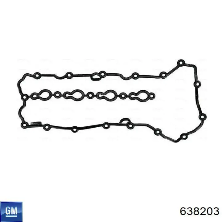 Compre 638203 Opel Vedante de tampa de válvulas de motor