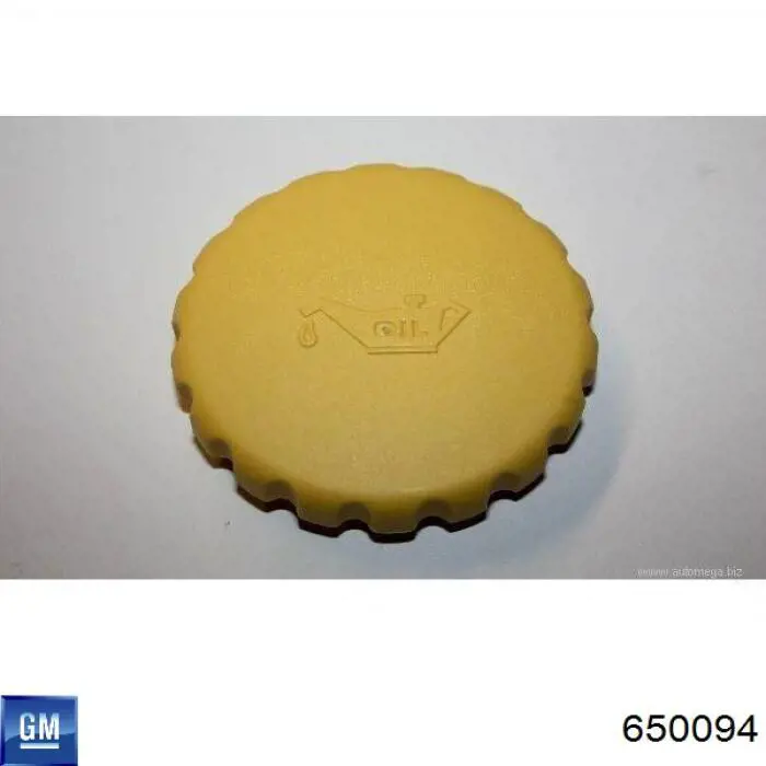 Tampa do gargalho de enchimento de óleo General Motors 650094